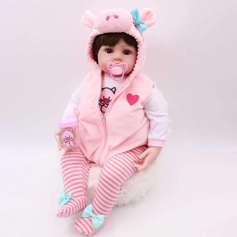 Cute Silicone Simulation Baby Doll Children Toy
