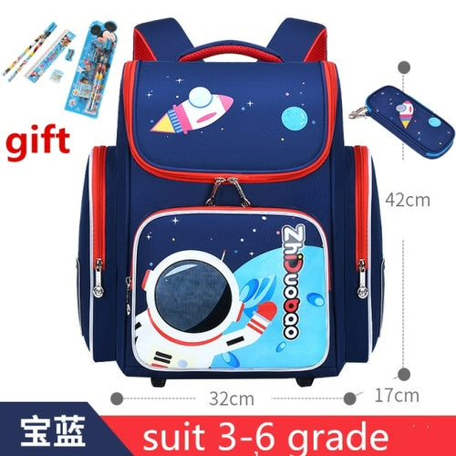 2022 Waterproof Children School bags for Boys Girls Kids Cartoon