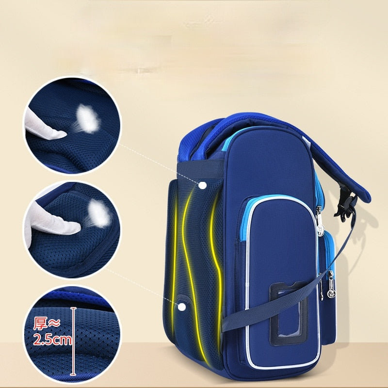 2022 Waterproof Children School bags for Boys Girls Kids Cartoon