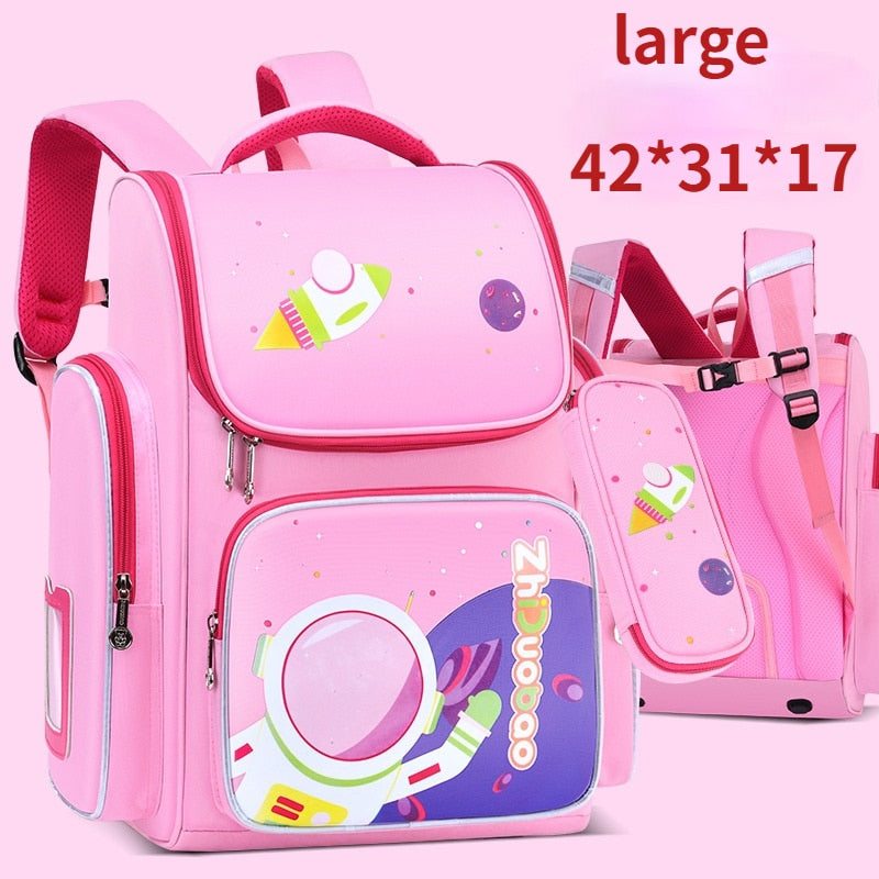 2022 Waterproof Children School bags for Boys Girls Kids Cartoon