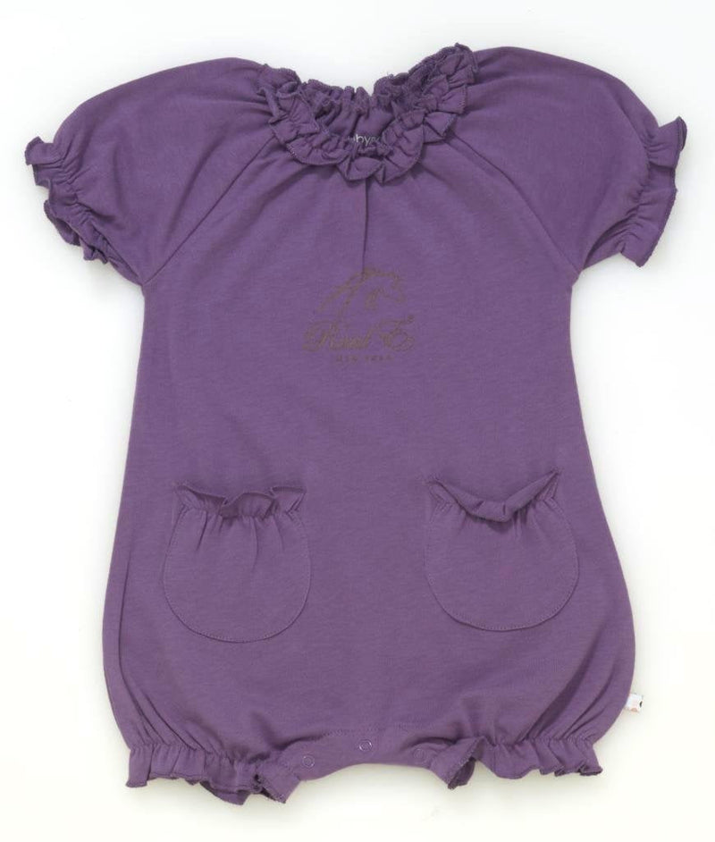 Raul E New York Baby-Girls' Soy Bubble Romper 18-24 M Eggplant