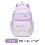 2024 New Causal Girls School Bags Fashion Primary Student Shoulder