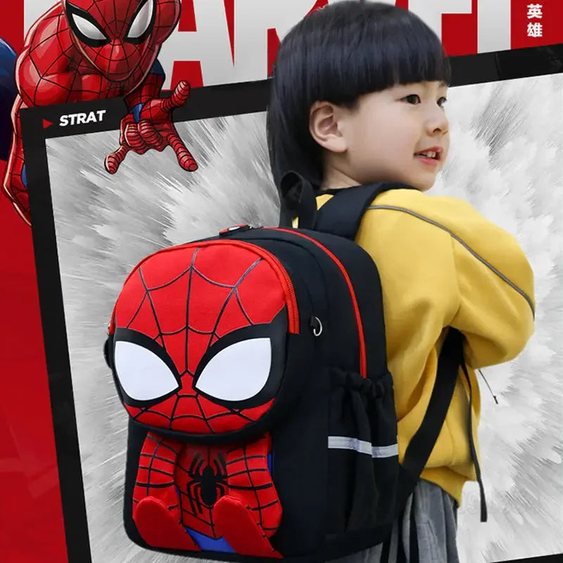 Disney Marvel Spider-Man 2024 New Children's School Bag Iron Man