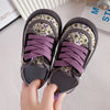 2024 New Children Versatile Soft Canvas Shoes Fashion Floral Print