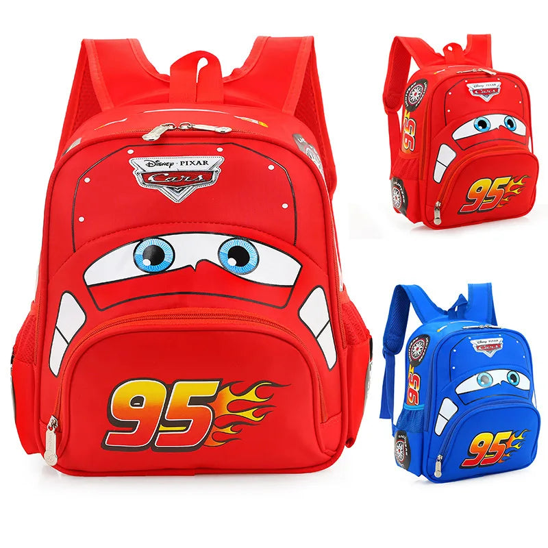 Disney  car children's bag kindergarten  boy safety backpack primary