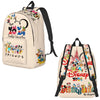 2024 Minnie Mickey Goofy Donald Daisy Duck Backpack for Teens Kids