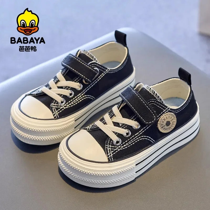 Babaya Children's Canvas Shoes Spring 2024 New Boys Student Shoes