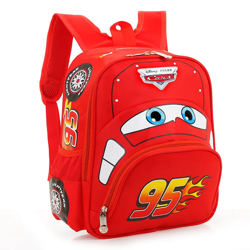 Disney  car children's bag kindergarten  boy safety backpack primary