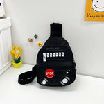 2024 Children Chest Bag Cute Cartoon Car Mother Kids Bags for Girls