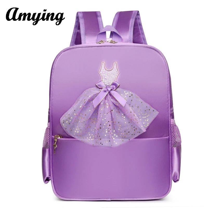 2024 New Girls Dance Backpack Kids Ballet Dance Storage Bag Gymnastics