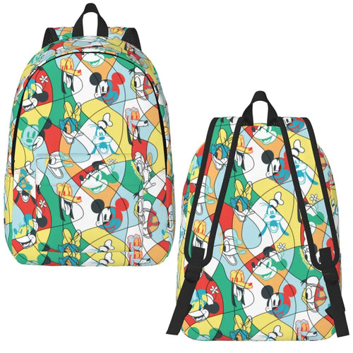 2024 Minnie Mickey Goofy Donald Daisy Duck Backpack for Teens Kids