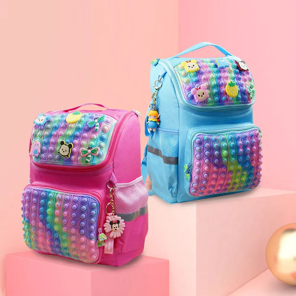 2024 Cute School Bags For Boys Girls Cartoon Kids Backpacks Children