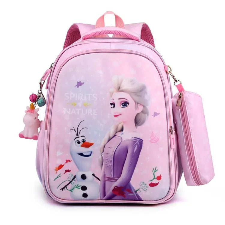 Disney Kids Cartoon  Backpack  Schoolbag Girls Princess frozen