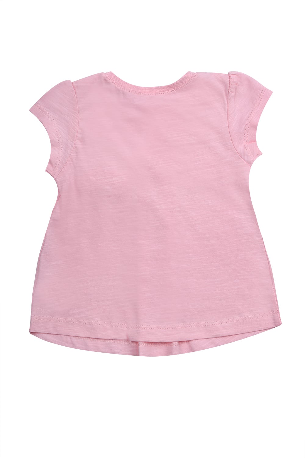 Light pink girl's blouse with a bow NDZ37096